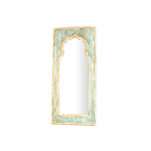 Bungalow Rose Halyna Rectangle Wood Mirror & Reviews Wayfair